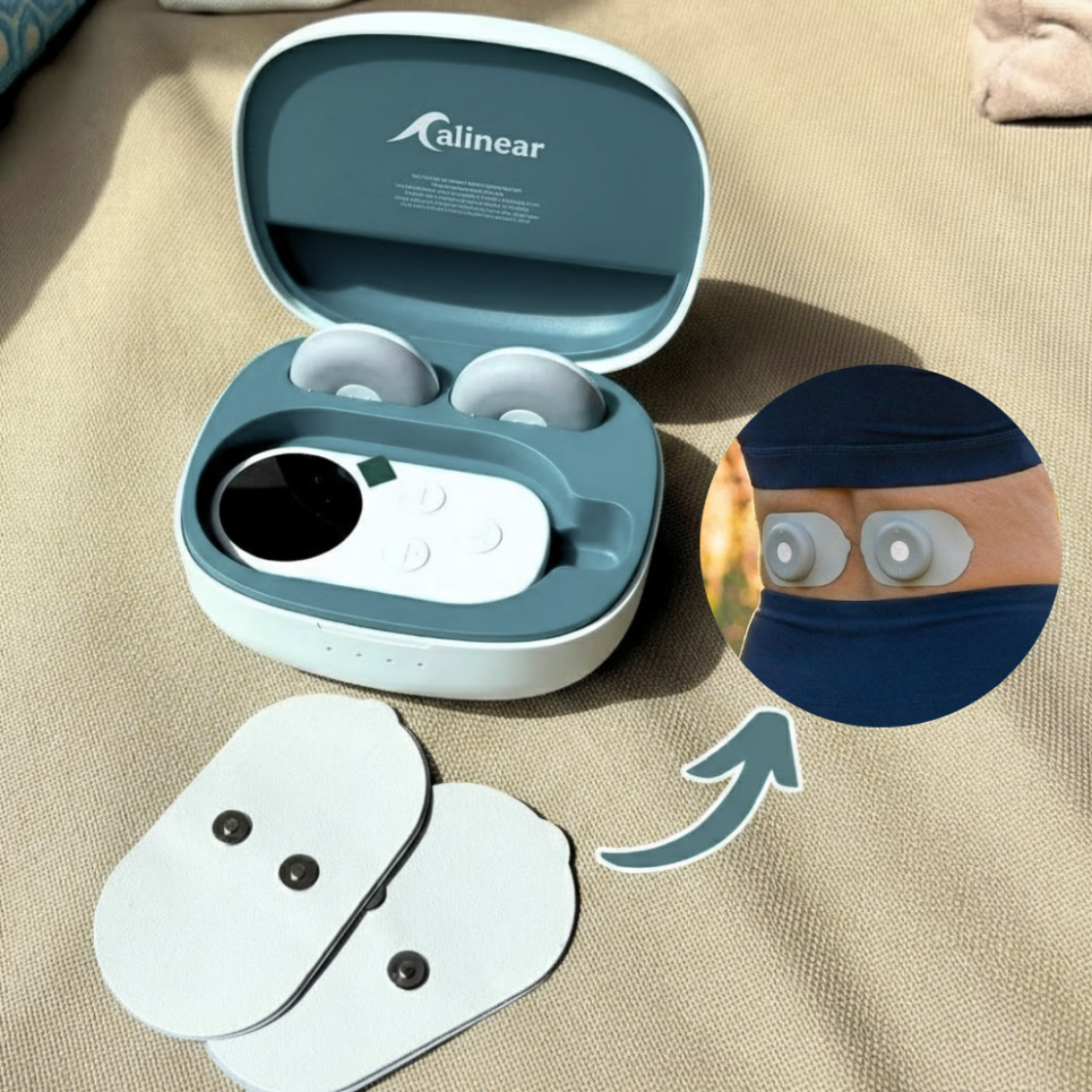 [2X1] - Repuestos Pads Adhesivos de Equipo de Rehabilitación Neuromuscular